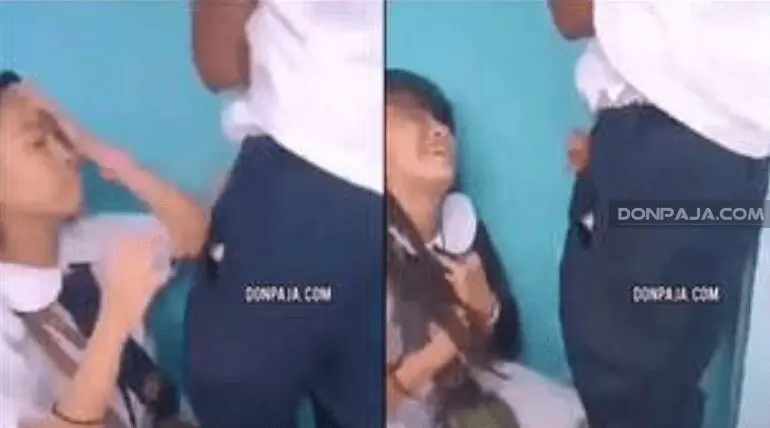 morrita colegiala pierde apuesta y ahora se la tiene que chupar a su compañero