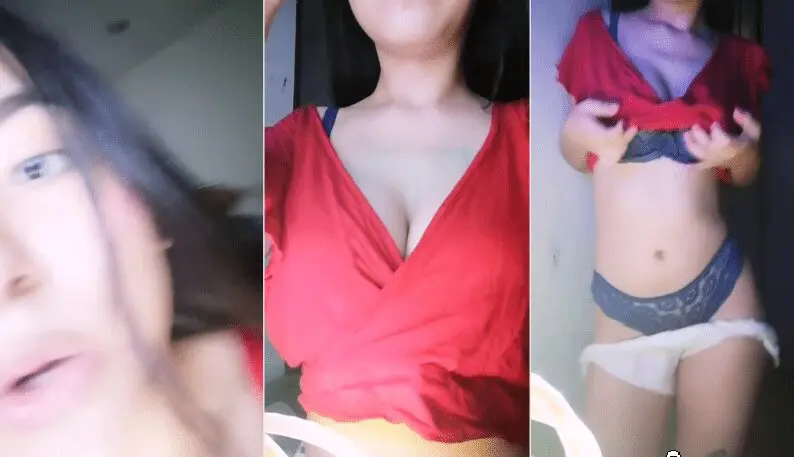 no van imaginar lo que esta jovencita mexicana traia abajo y que rica se ve