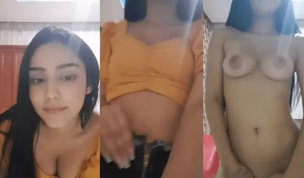 jovencita bonita pero muy putita se graba desnuda y termina cogiendo con el primo