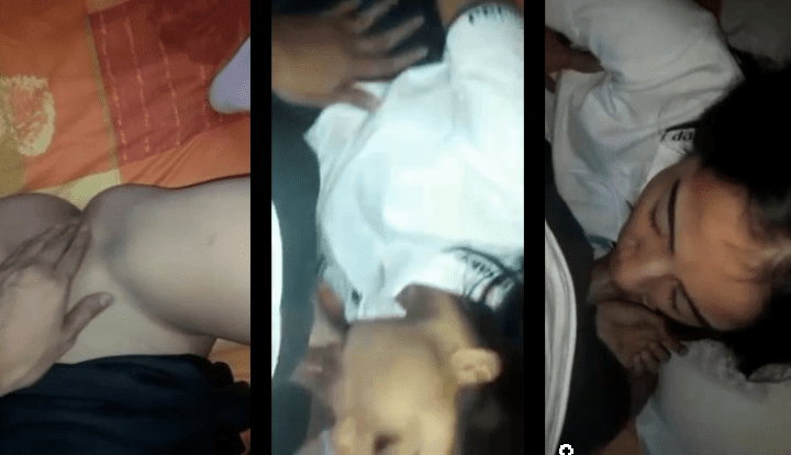 Colegiala del colegio sin bragas y chupando sabroso