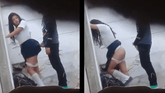 No se le levanta al chico y la colegiala ansía mucha verga