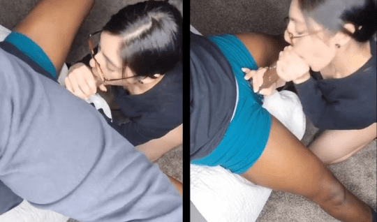 Sacandole todo el semen al macho dotado