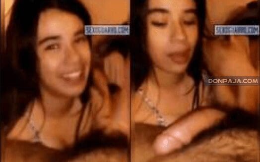 jovencita desmadrosa se la chupa a su amigo y el la graba