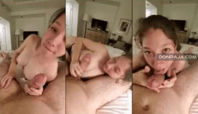 me encanta el sabor que tiene tu verga…le dice la jovencita cachonda al novio