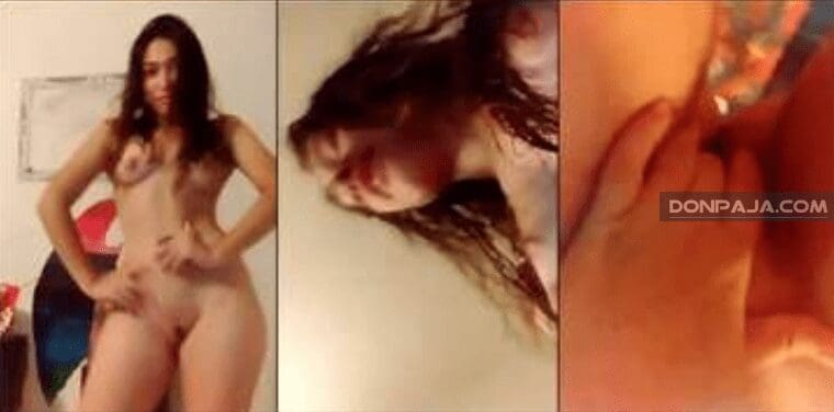 jovencita venezolana alocada se graba en su habitacion encuerandose y manoseandose