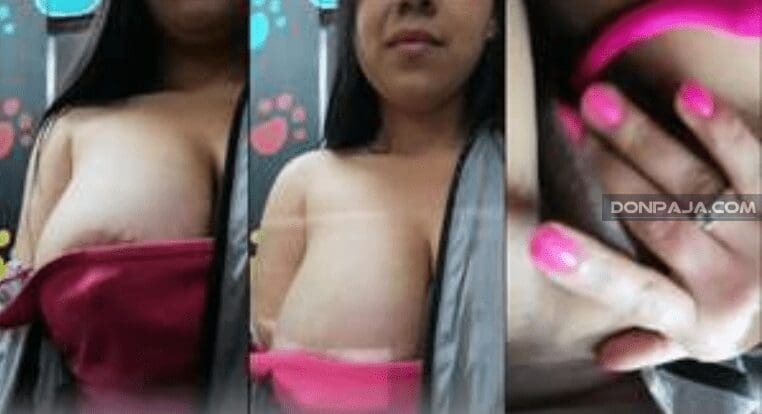 jovencita trabajadora de veterinaria se graba enseñando tetas y panocha