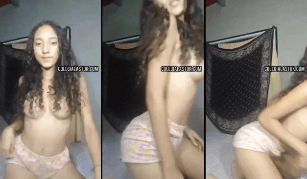 jovencita mexicana le encanta modelar sus nalgas a sus compañeros del colegio