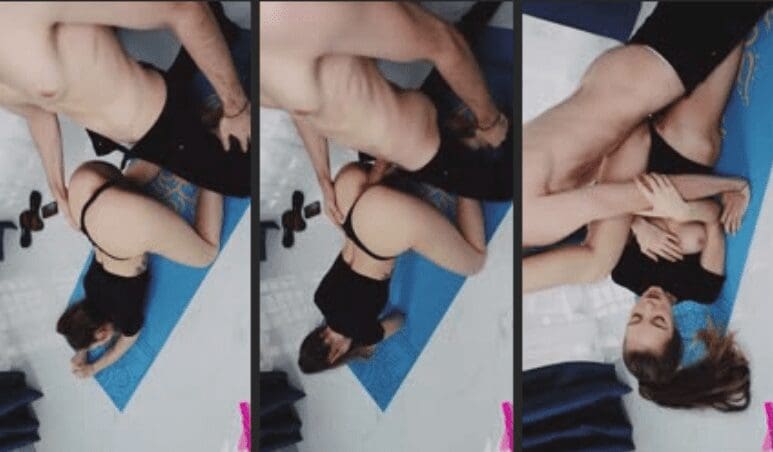 la clase de yoga se puso un poco rrara y mira como para esa cola la teen