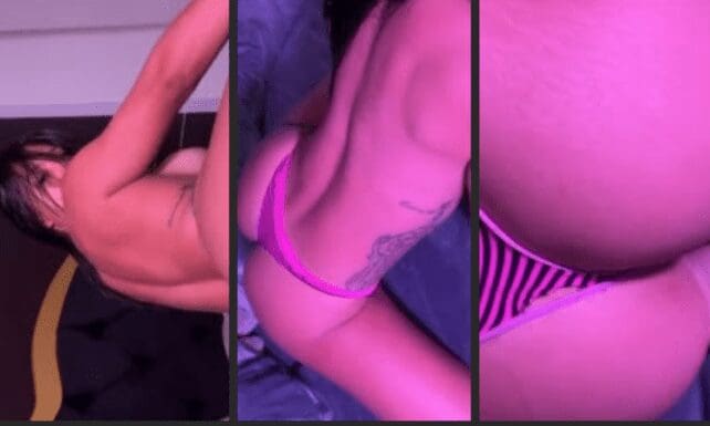 pero que nalgas de infarto tiene esta morena caliente